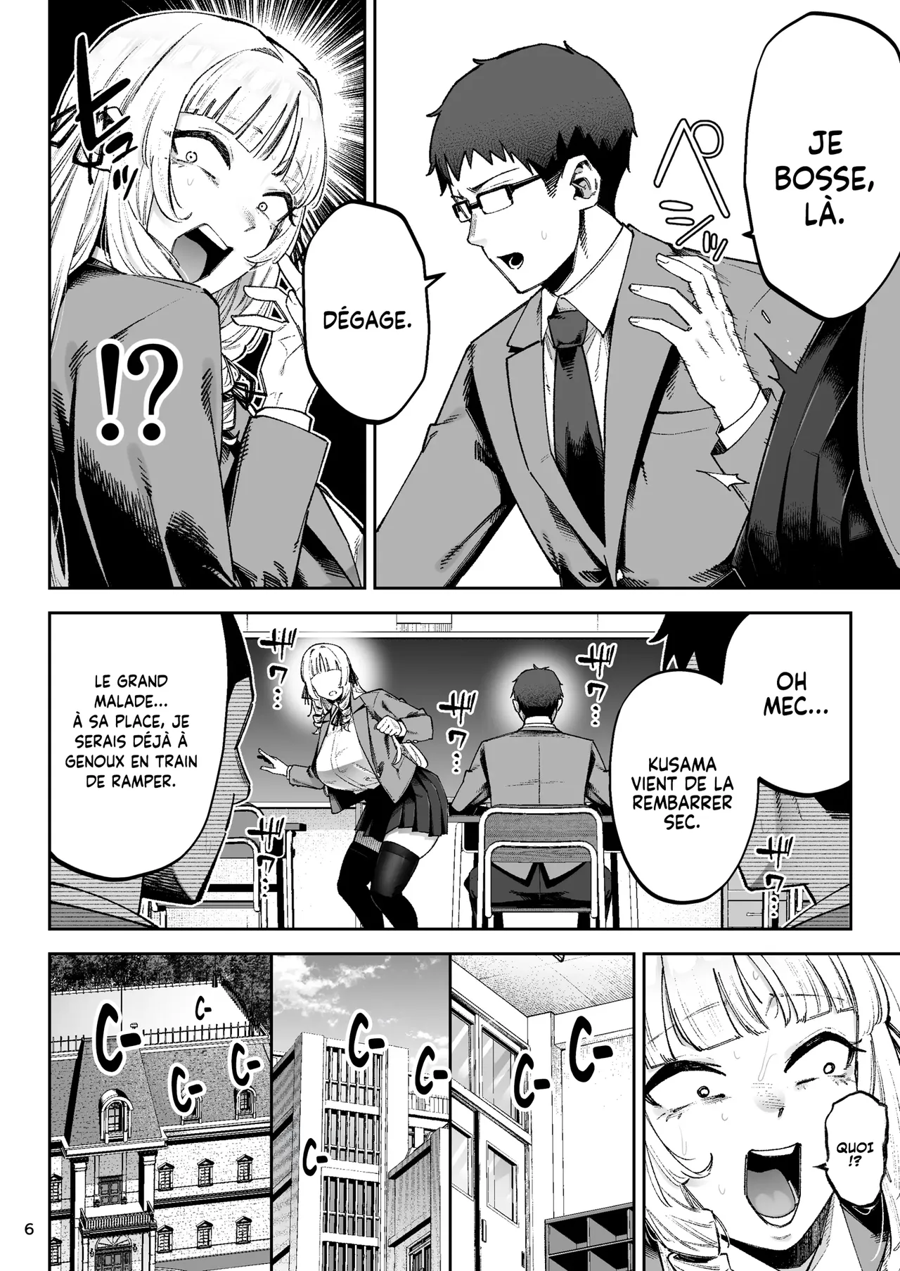 En avant, petite idiote hyper sexy de bonne famille! Il est tout à fait naturel  pour une fille de la haute comme moi de soumettre ce plébéien et sa grosse bite! page 7 full