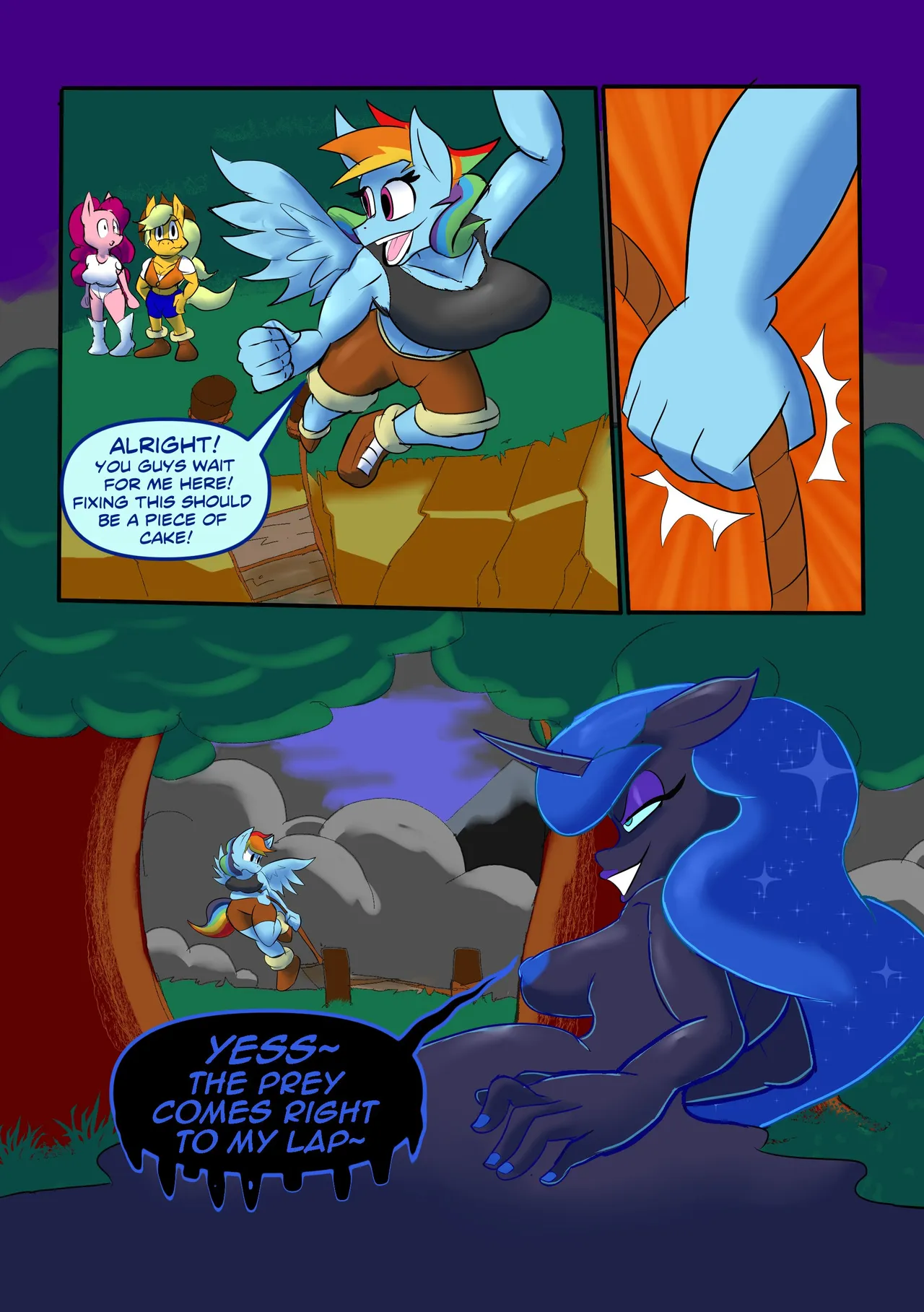 Commission for SlipperyySlope page 1 full